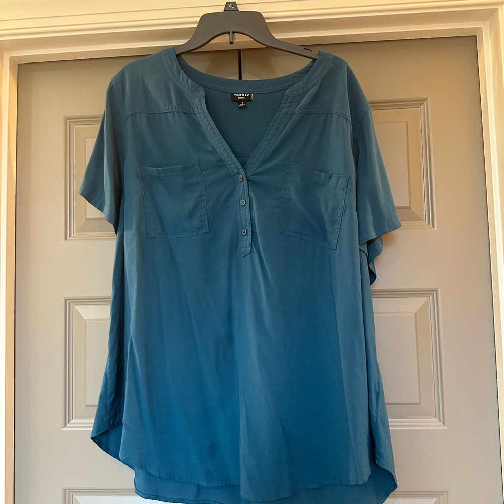 Harper Challis Short Sleeve